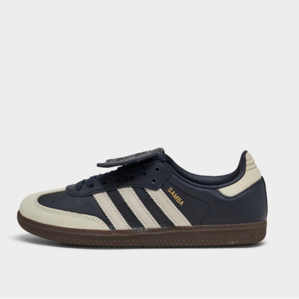 Adidas Samba Navy and Cream Shoes